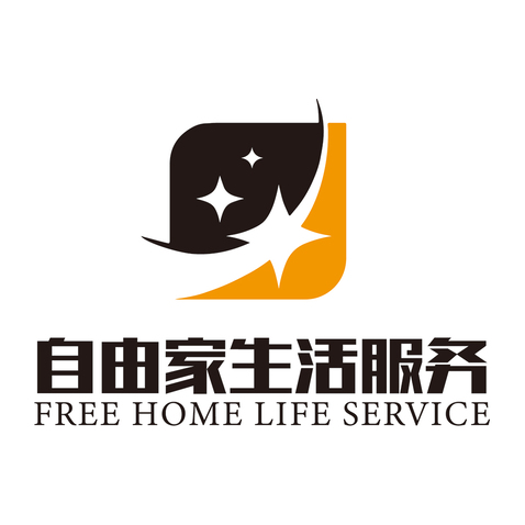 自由家生活服務有限公司logo設計