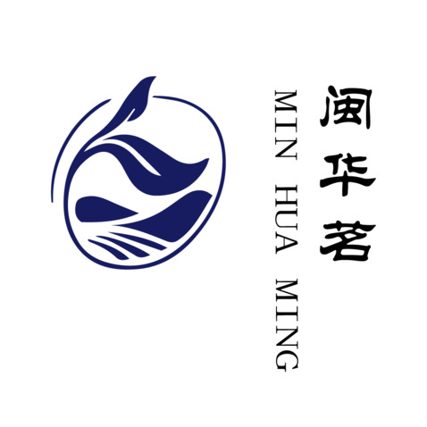 闽华茗logo设计