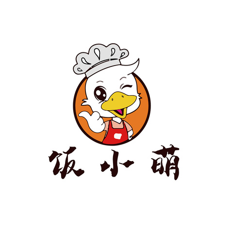 饭小萌logo设计