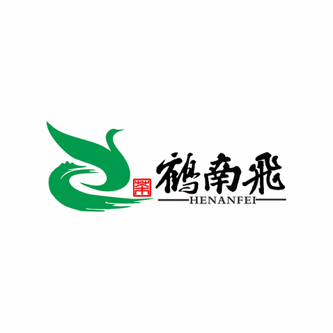 鹤南飞logo设计