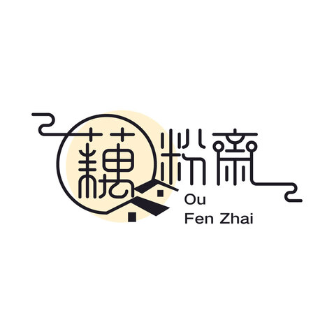 藕粉斋logo设计