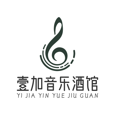 壹加音乐酒馆logo设计