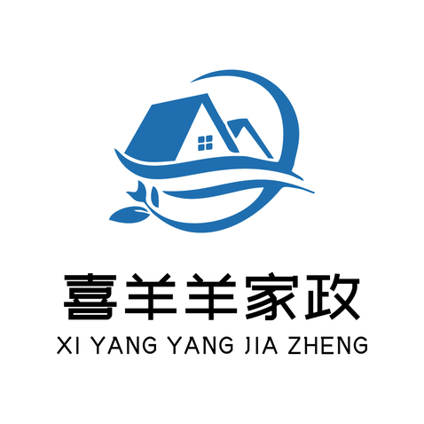 喜羊羊家政logo设计