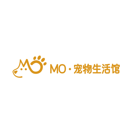 MO宠物生活馆logo设计