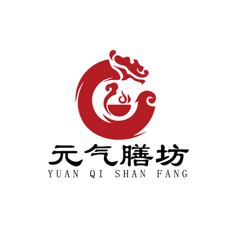 元气膳坊logo设计