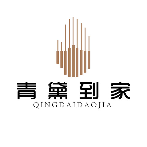 青黛到家logo设计