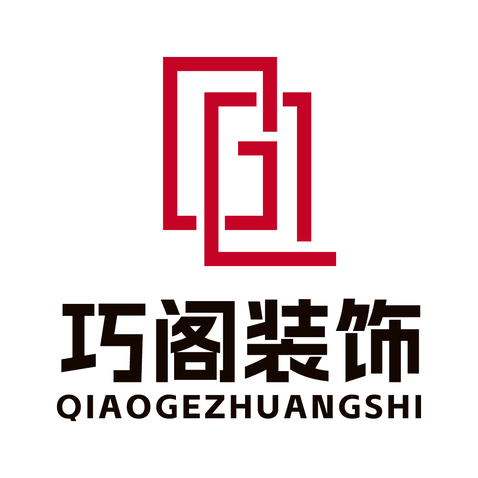 巧阁装饰logo设计