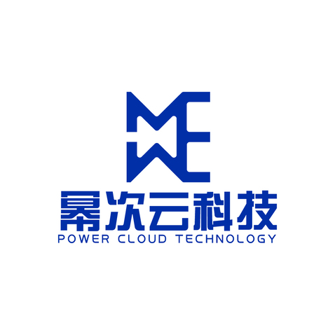 幂次云科技logo设计