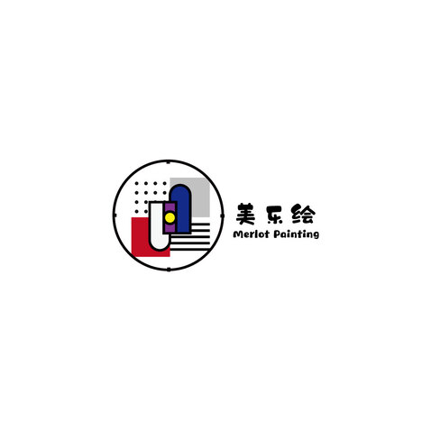 美乐绘logo设计