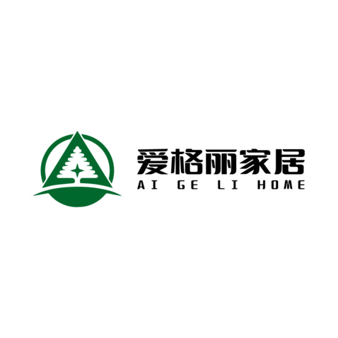 爱格丽家居logo设计