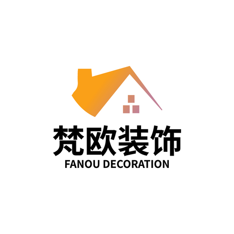 梵欧装饰logo设计