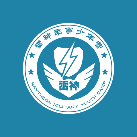 雷神军事少年营logo设计