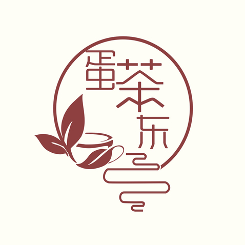 蛋茶东logo设计