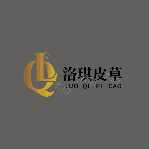 洛琪皮草logo设计