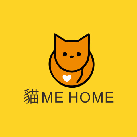 猫 mehomelogo设计