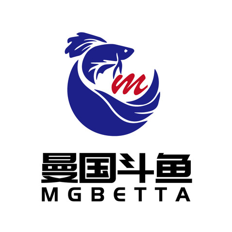 曼国斗鱼logo设计