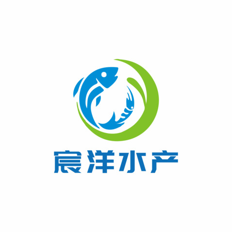 宸洋水产logo设计