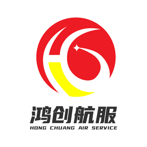 鸿创航服logo设计