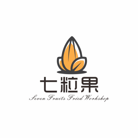 七粒果logo设计