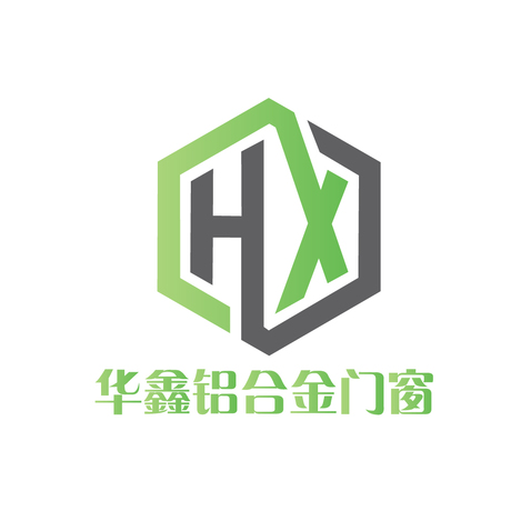 华鑫铝合金门窗logo设计