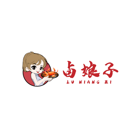 卤娘子logo设计