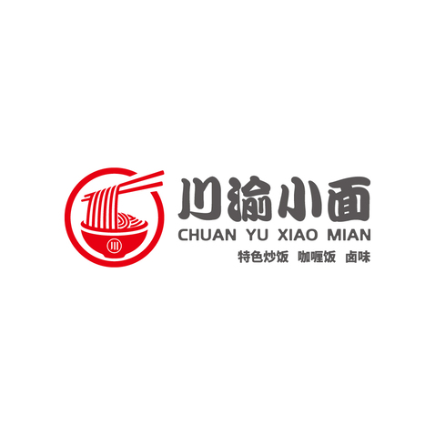 川渝小面logo设计