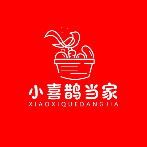 小喜鹊当家logo设计