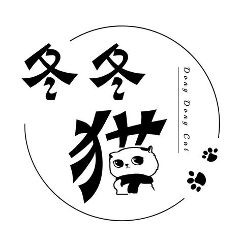 冬冬猫logo设计