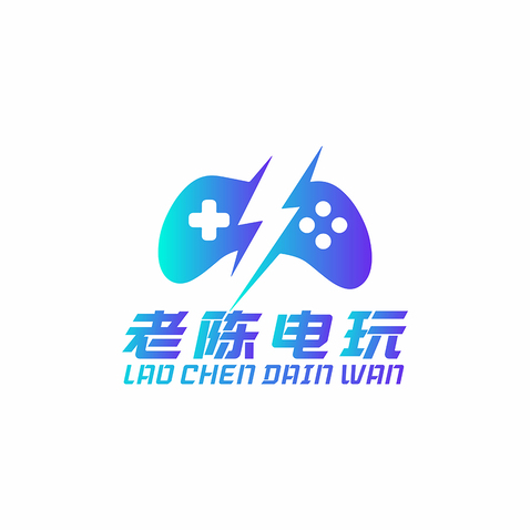 老陈电玩logo设计