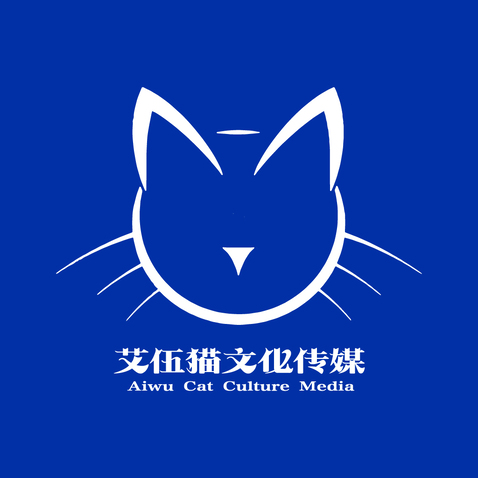 艾伍猫文化传媒logo设计