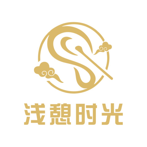 浅憩时光logo设计