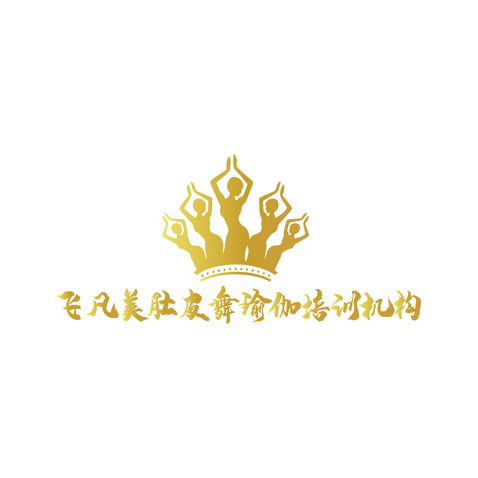 飞凡美肚皮舞瑜伽培训机构logo设计