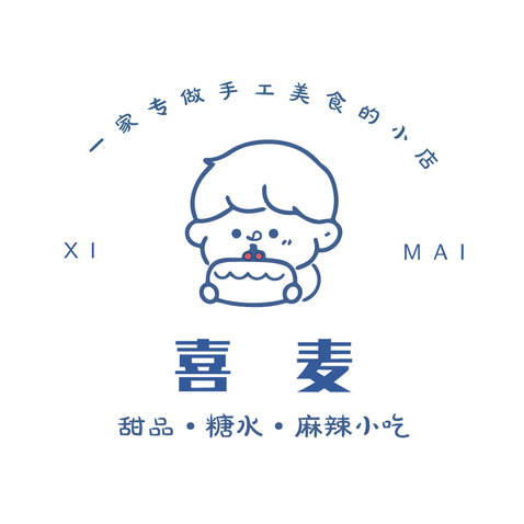 喜麦logo设计