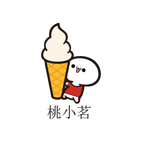 桃小茗logo设计