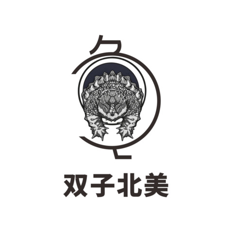 双子北美logo设计