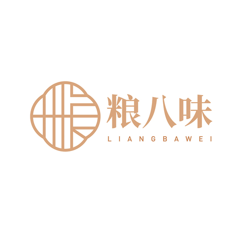 粮八味logo设计