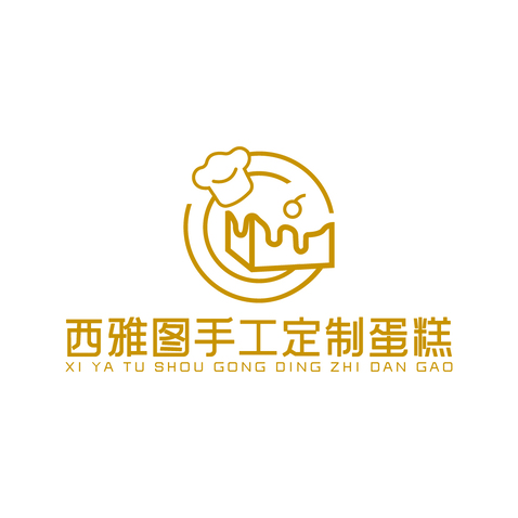 西雅图手工定制蛋糕logo设计