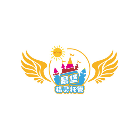 晨堡精灵托管logo设计