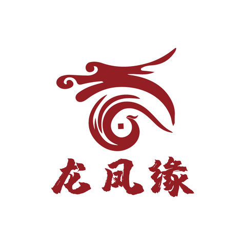 龙凤缘logo设计