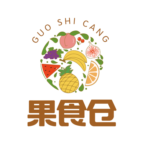 果食仓logo设计