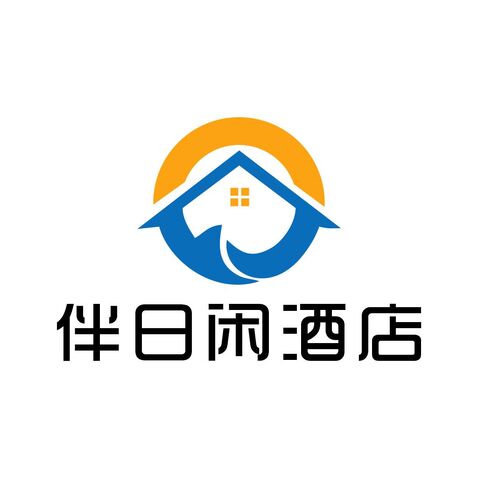 伴日闲酒店与柒米居酒店logo设计