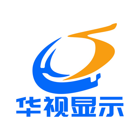 华视显示logo设计