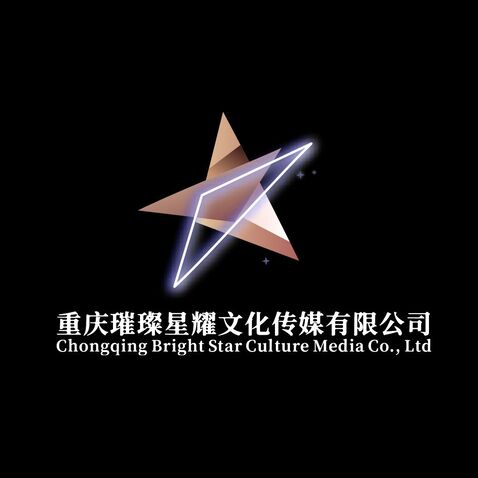 重庆璀璨星耀文化传媒有限公司logo设计