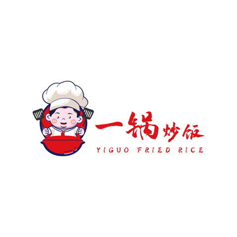 一锅炒饭logo设计