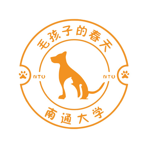 毛孩子的春天logo设计