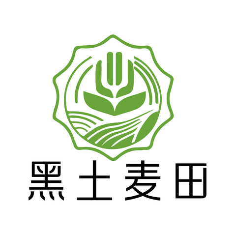 黑土麦田logo设计