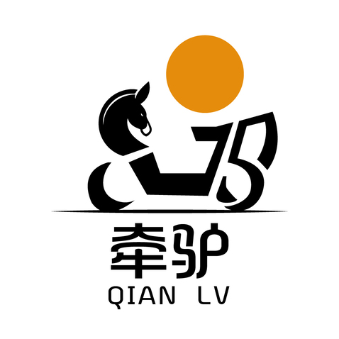 牵驴logo设计