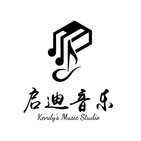 启迪音乐logo设计