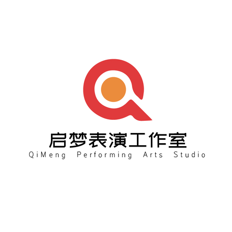 启梦表演工作室logo设计