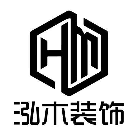 泓木装饰logo设计